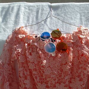 Bundle delicate lace-allover cocktail dress & 2 sunglasses, brand new